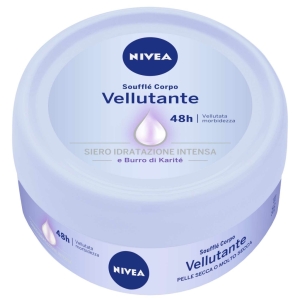 NIVEA Crema Soufflè Corpo Vellutante con Burro di Karitè per Pelli Secche - 300ml