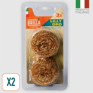 BRILLA' Lilly Oro Lana Togli Grasso - 2pz