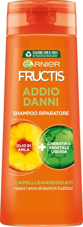 GARNIER Fructis Addio Danni Shampoo Fortificante Capelli Danneggiati o Fragili - 250ml