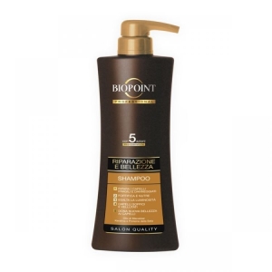 BIOPOINT Shampoo Riparazione e Bellezza per Capelli Danneggiati e Fragili - 400ml