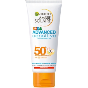 GARNIER Ambre Solaire Kids Advance Sensitive Latte con Long UVA e UVB Molto Alta 50+ - 200ml