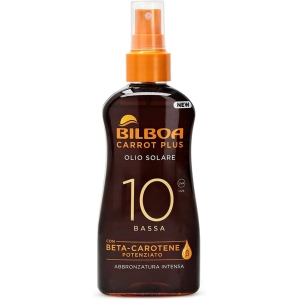 BILBOA Carrot Olio Solare Spray No Gas con Attivatore di Melanina Protezione Bassa 10 - 150ml
