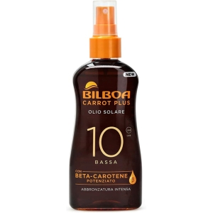 BILBOA Carrot Olio Solare Spray No Gas con Attivatore di Melanina Protezione Bassa 10 - 150ml
