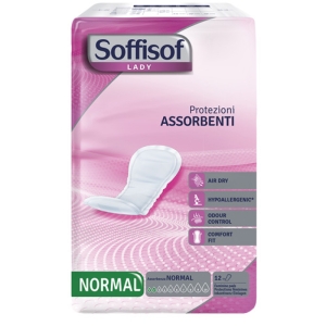 SOFFISOF LADY Normal Assorbenti Salva-slip per Perdite di Urina - 12pz