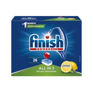 FINISH- Powerball Tutto in 1 Lavastoviglie - 26 Tabs