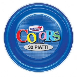 DOPLA Piatti Piani Blu - 30 pezzi