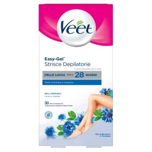 VEET Strisce Depilatorie Corpo Pelli Sensibili - 30pz