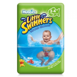 HUGGIES Pannolini Little Swimmers 7-15 Kg 3-4 Anni - 12pz