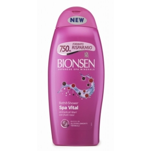 BIONSEN Bagnoschiuma SPA Vital con Frutti Rossi - 750ml
