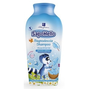 PAGLIERI SAPONELLO Bagnodoccia Shampoo Delicato Zucchero Filato - 400ml