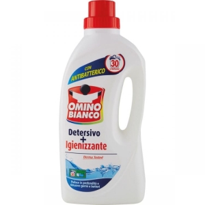 OMINO BIANCO Detersivo Lavatrice Concentrato con Igienizzante 30 lavaggi -  