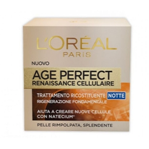 L'OREAL Age Perfect Renaissance Cellulaire Trattamento Ricostituente SPF15 Rigenerazione Fondamentale Notte - 50ml