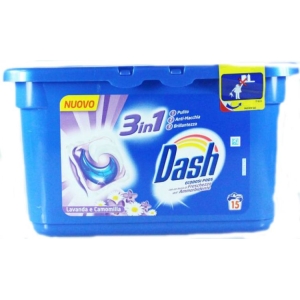 DASH Pods Ecodosi 3 in 1 Lavanda e Camomilla - 15 pz