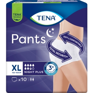 TENA pants night plus XL - 10 pezzi 